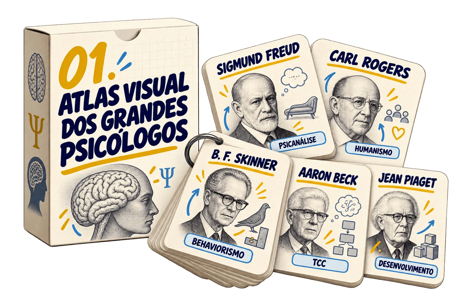 Atlas Visual dos Grandes Psicólogos