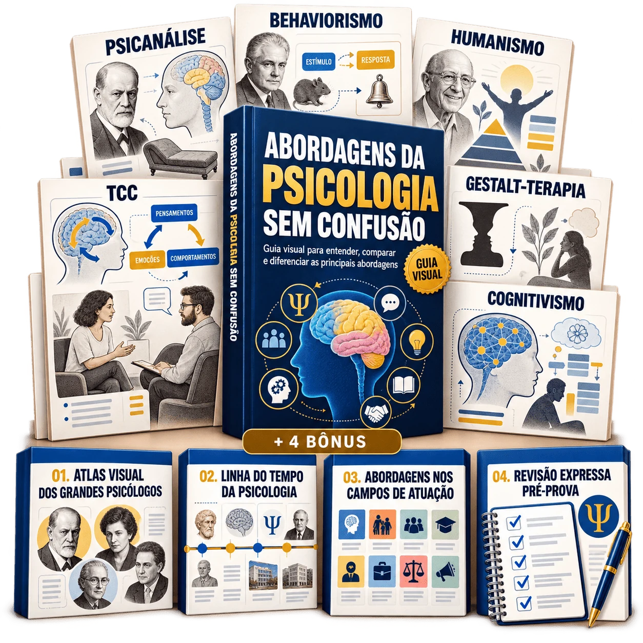 Tudo que você recebe — Abordagens da Psicologia sem Confusão + 4 bônus